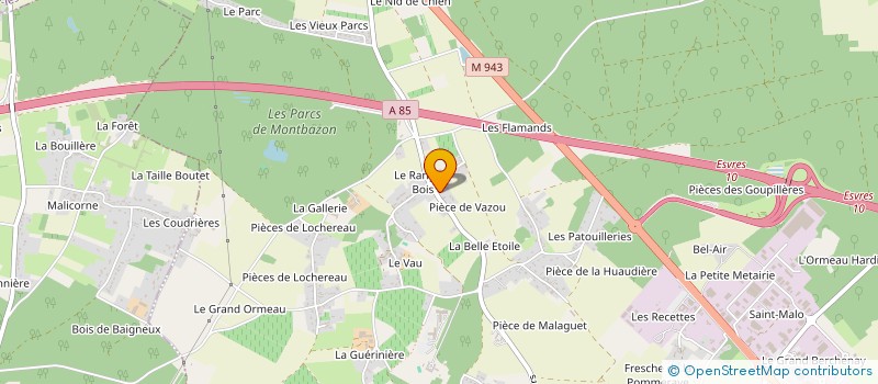 localisation de l'entreprise PATRIUMF  ESVRES