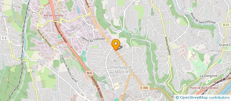 localisation de l'entreprise PATRIVINUM  CHAMPAGNE-AU-MONT-D'OR