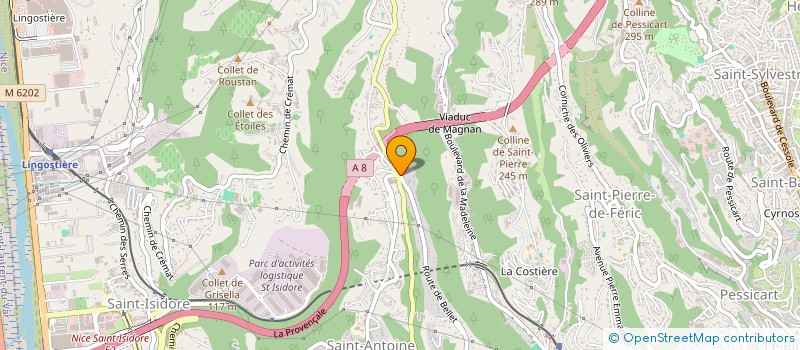 localisation de l'entreprise PATRIZIA JARDINE à NICE