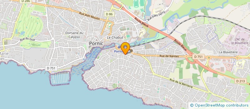 localisation de l'entreprise PATRIZIO KELLY & CO  PORNIC