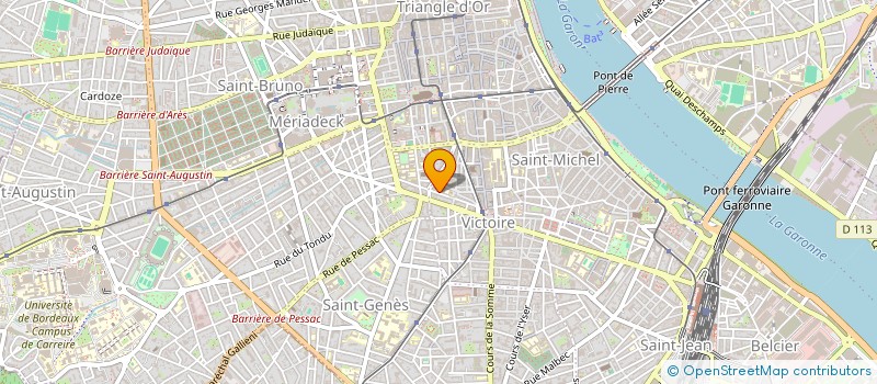 localisation de l'entreprise PATRO 4 5 CANTONS COLO VACANCE à BORDEAUX