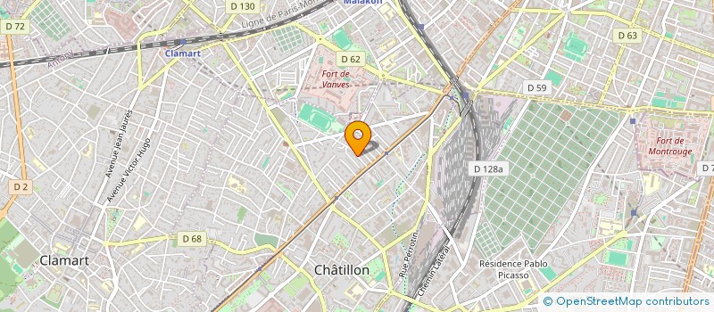 localisation de l'entreprise PATROM  CHATILLON