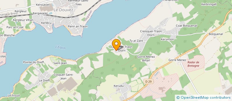 localisation de l'entreprise PATRON 29  LOPERHET