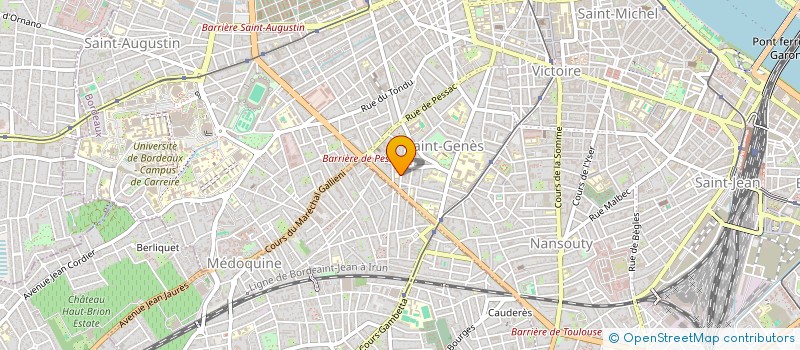 localisation de l'entreprise PATRONAGE ARLAC SOLFERINO à BORDEAUX