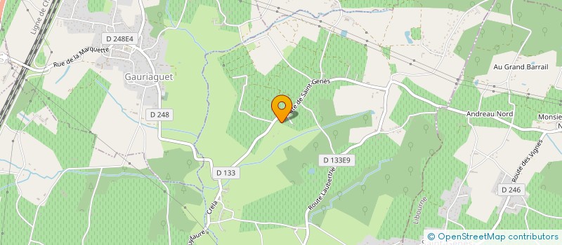localisation de l'entreprise PATRONAGE DES ECOLES LAIQUES à SAINT-ANDRE-DE-CUBZAC