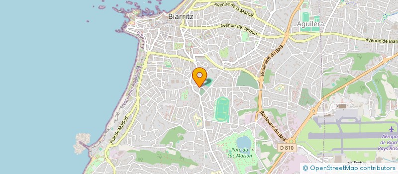 localisation de l'entreprise PATRONAGE DU ROCHER à BIARRITZ