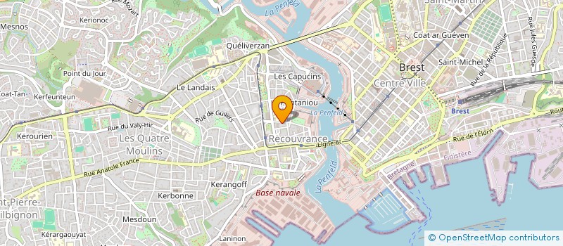 localisation de l'entreprise PATRONAGE ESPERANCE à BREST