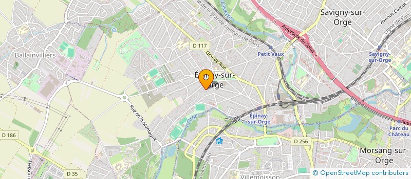 localisation de l'entreprise PATRONAGE LAIQUE à EPINAY-SUR-ORGE