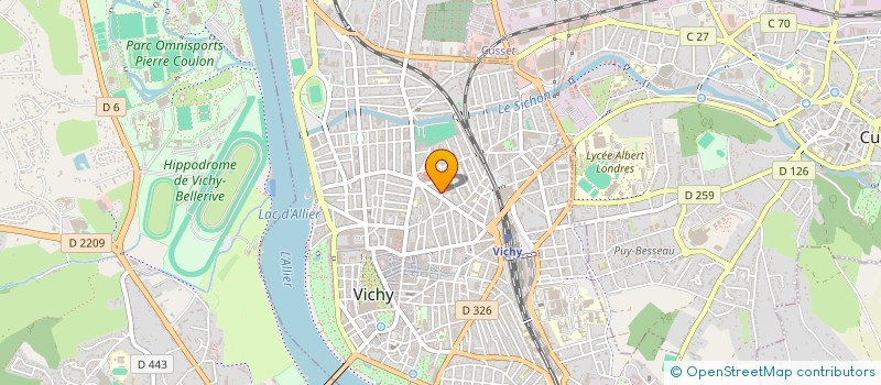 localisation de l'entreprise PATRONAGE LAIQUE DE VICHY à VICHY