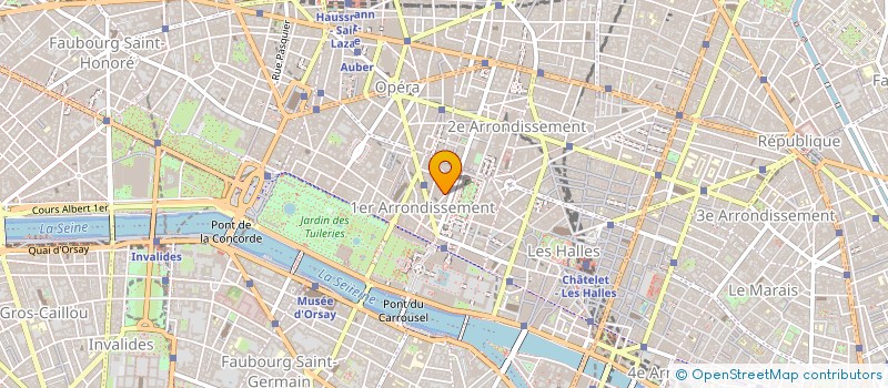 localisation de l'entreprise PATRONAGE LAIQUE DU 1ER ARRONDISSEMENT à PARIS