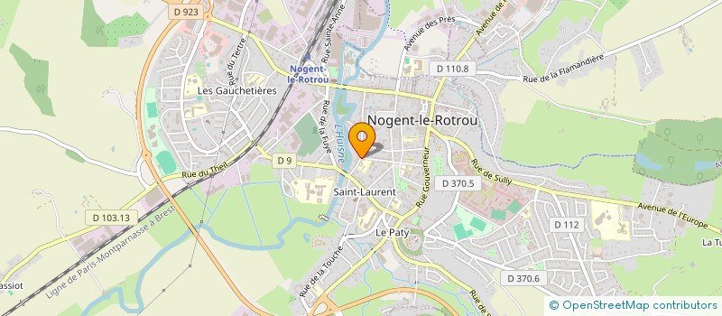 localisation de l'entreprise PATRONAGE SAINT JOSEPH 28 à NOGENT-LE-ROTROU