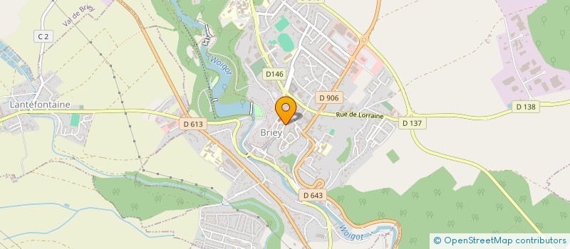 localisation de l'entreprise PATRONAGE SAINT JOSEPH  VAL DE BRIEY