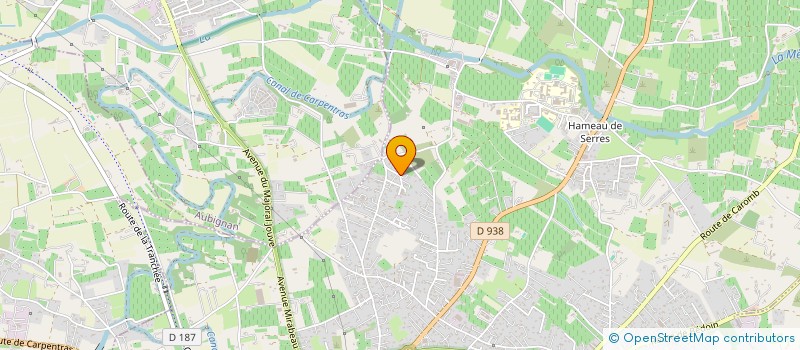 localisation de l'entreprise PATRONAGE SAINTE JEANNE D'ARC CARPENTRAS  CARPENTRAS