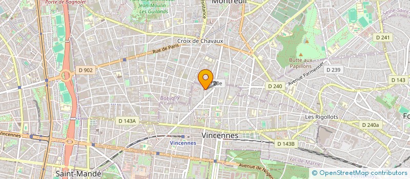 localisation de l'entreprise PATRONAGE ST JEAN VINCENNES 3 à VINCENNES