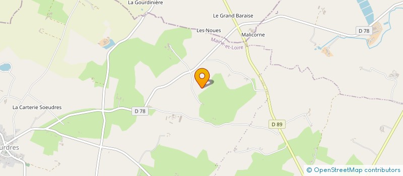 localisation de l'entreprise PATRONAGE ST ROLAND CERCLE BUV à LES HAUTS-D'ANJOU
