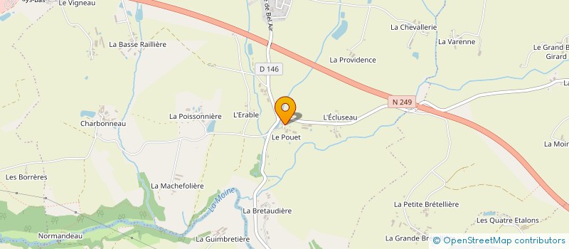 localisation de l'entreprise PATRONAGE STE AGRE EDUCA POPU à SEVREMOINE