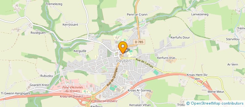 localisation de l'entreprise PATRONAGE STE THERESE  PLEYBEN