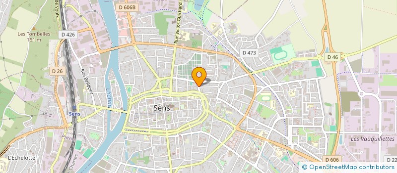 localisation de l'entreprise PATRONAGES LAIQUES L CORNET à SENS