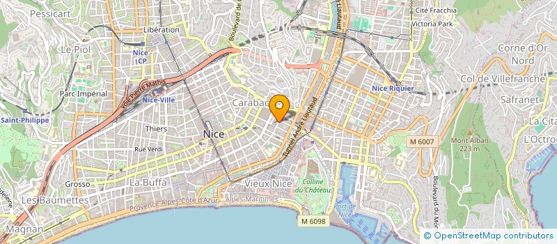 localisation de l'entreprise PATRONUS à NICE