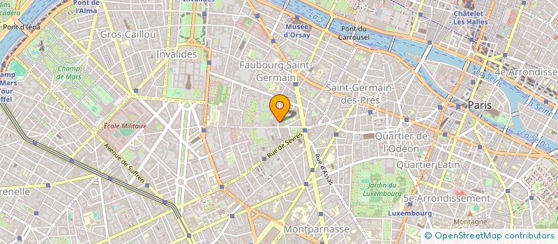 localisation de l'entreprise PATRONYMES ET ARCHITECTURE  PARIS