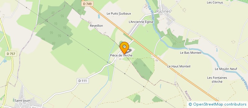 localisation de l'entreprise PATROUILLAULT  FAYE-LA-VINEUSE