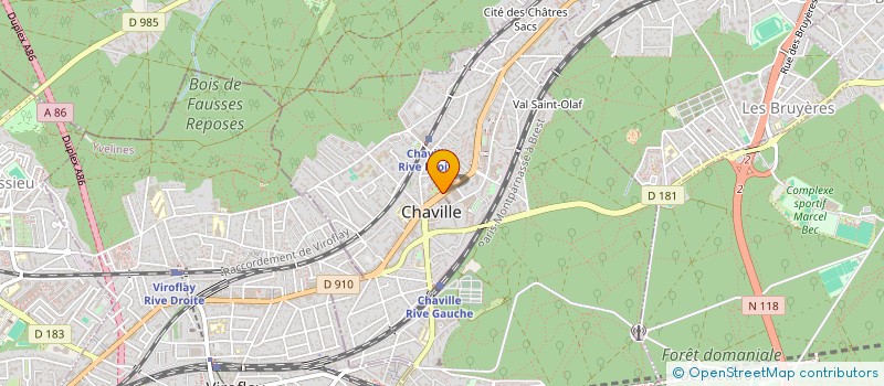 localisation de l'entreprise PATROUILLEAUX - HAIRION à CHAVILLE