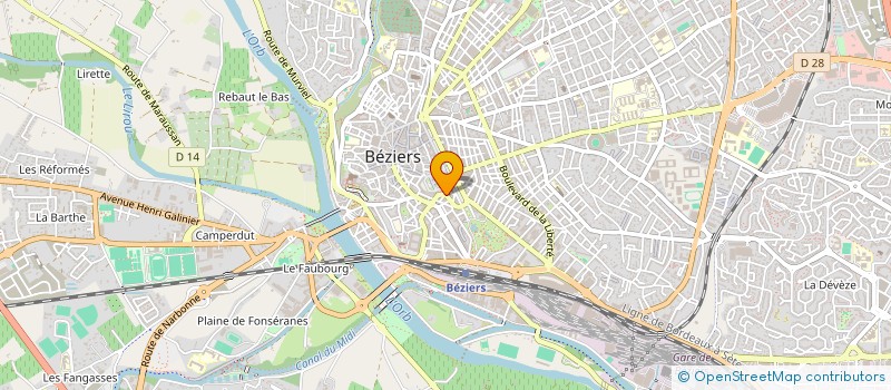 localisation de l'entreprise PATROUIX à BEZIERS