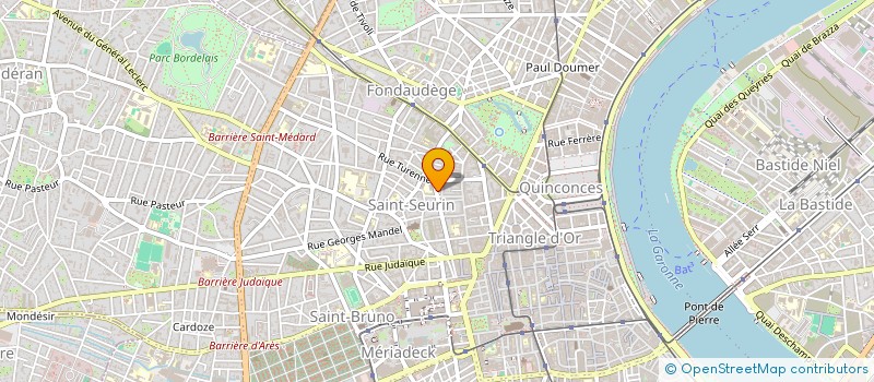 localisation de l'entreprise PATRY  BORDEAUX