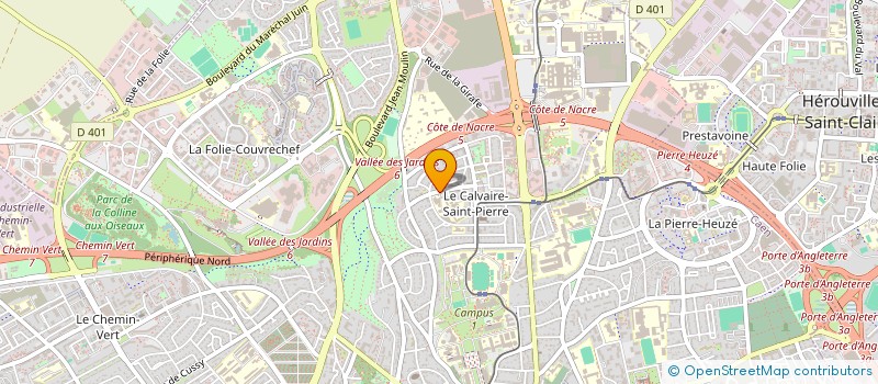 localisation de l'entreprise PATRY à CAEN