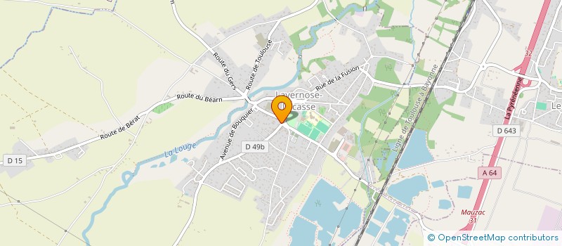 localisation de l'entreprise PATRY  LAVERNOSE-LACASSE