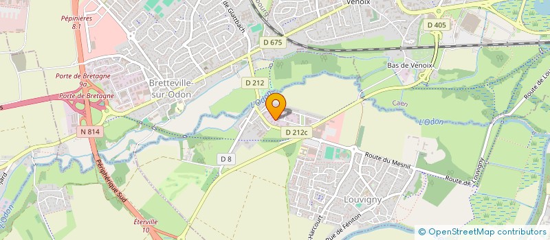 localisation de l'entreprise PATRY  LOUVIGNY