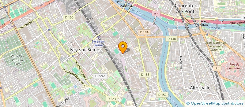 localisation de l'entreprise PATRY à IVRY-SUR-SEINE