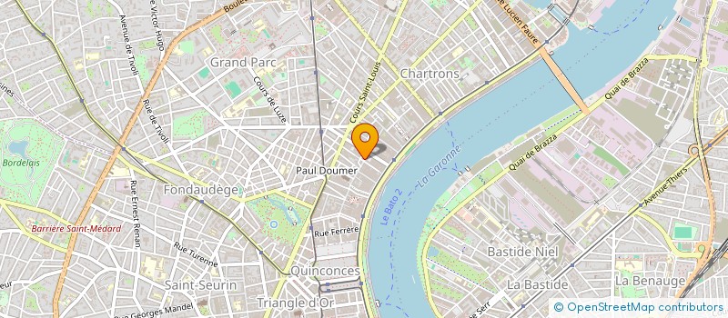 localisation de l'entreprise PATSA 1  BORDEAUX