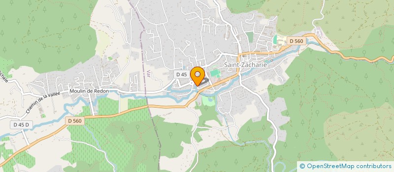 localisation de l'entreprise PATSAB  SAINT-ZACHARIE