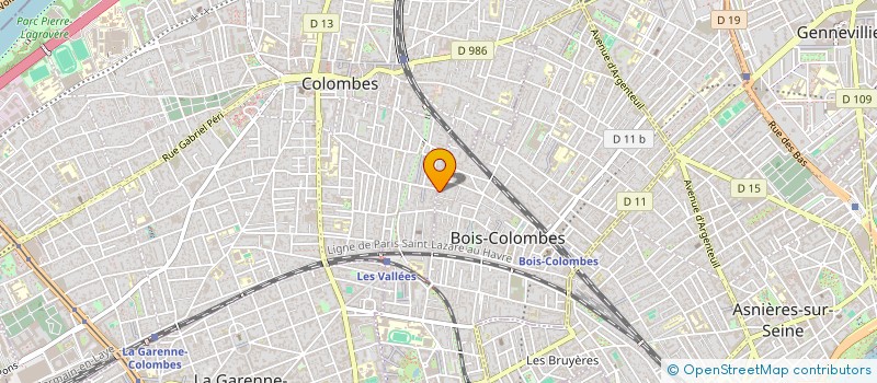 localisation de l'entreprise PATSAM à BOIS-COLOMBES