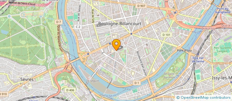 localisation de l'entreprise PATSY à BOULOGNE-BILLANCOURT