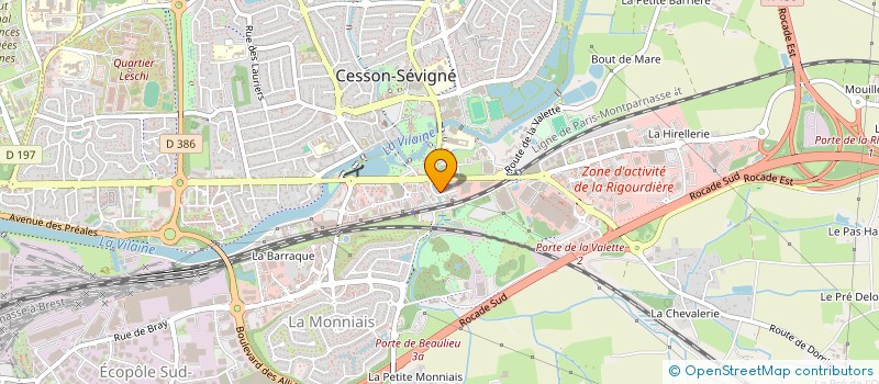 localisation de l'entreprise PATSY  CESSON-SEVIGNE