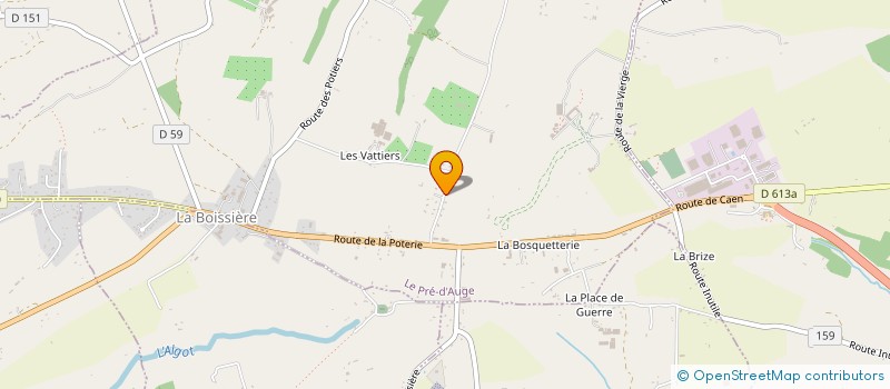 localisation de l'entreprise PATSY à LE PRE-D'AUGE