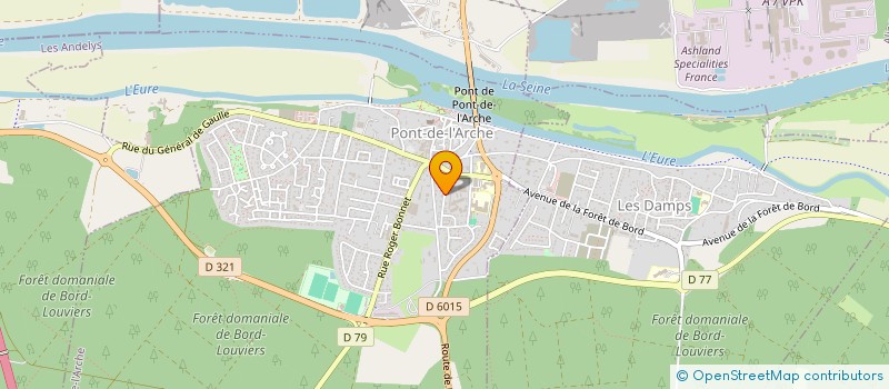 localisation de l'entreprise PATSYL  PONT-DE-L'ARCHE