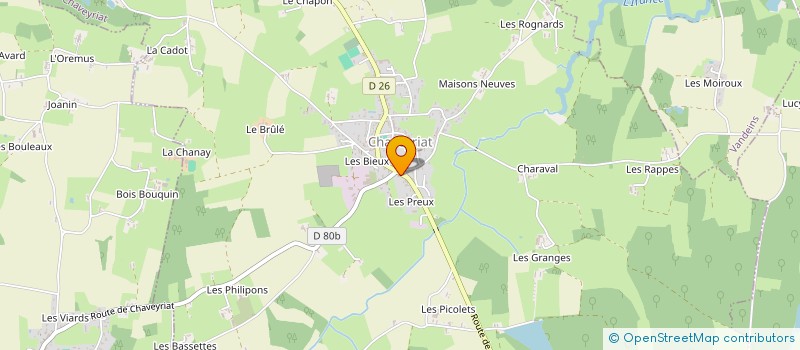 localisation de l'entreprise PATSYL à CHAVEYRIAT