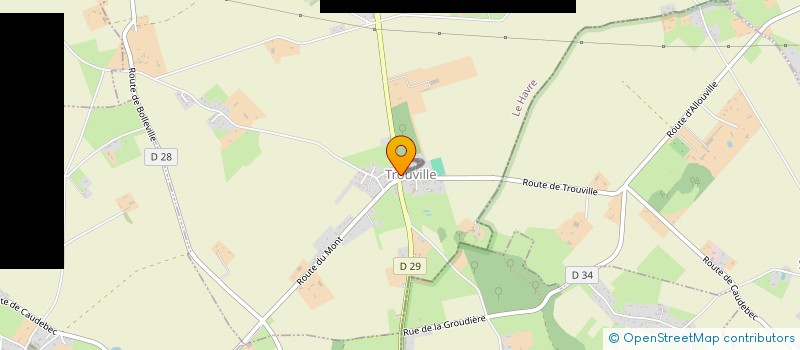 localisation de l'entreprise PATTE  TROUVILLE