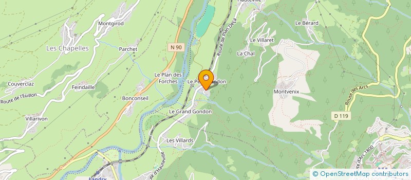 localisation de l'entreprise PATTE BLANCHE à MONTVALEZAN