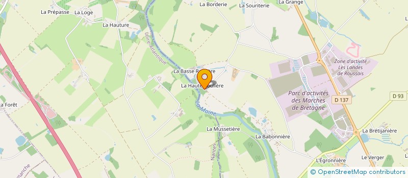 localisation de l'entreprise PATTE BLANCHE à MONTAIGU-VENDEE