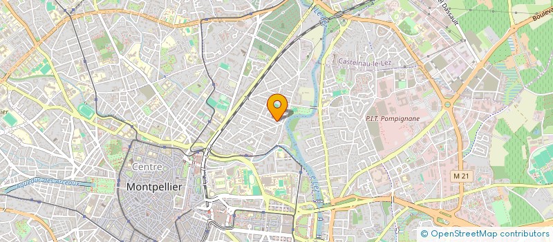 localisation de l'entreprise PATTEDOIE PRODUCTIONS  MONTPELLIER