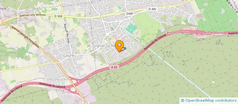 localisation de l'entreprise PATTES DE VELOURS à GIGNAC-LA-NERTHE