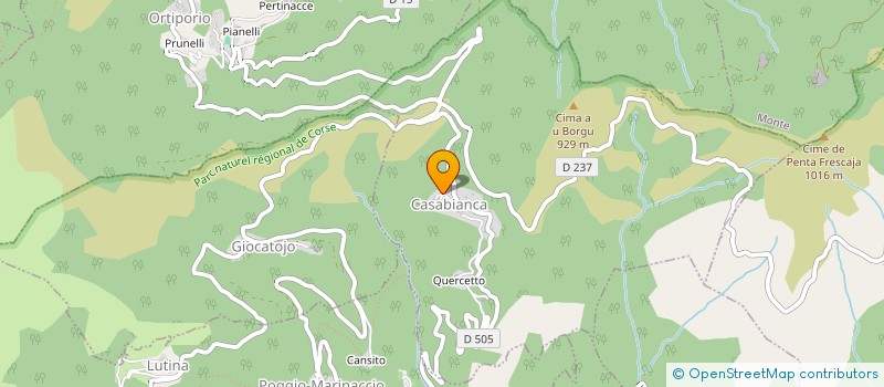 localisation de l'entreprise PATTI CHJARI  CROCE