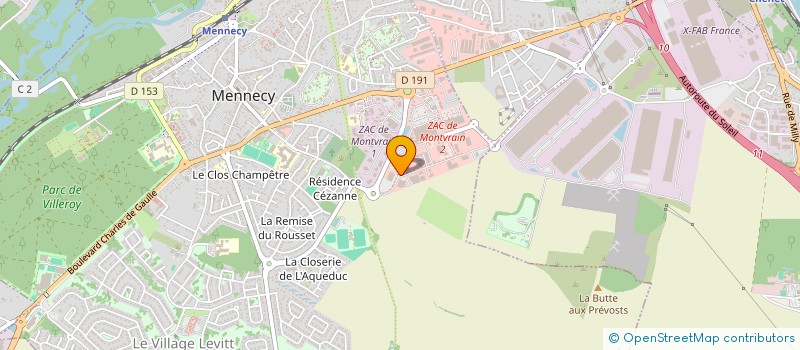 localisation de l'entreprise PATTOM à MENNECY