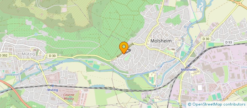 localisation de l'entreprise PATTOUNES GOURMANDES  MOLSHEIM