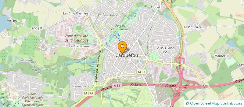 localisation de l'entreprise PATTOUNES MANIA  CARQUEFOU