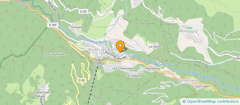 localisation de l'entreprise PATTY à BRIDES-LES-BAINS